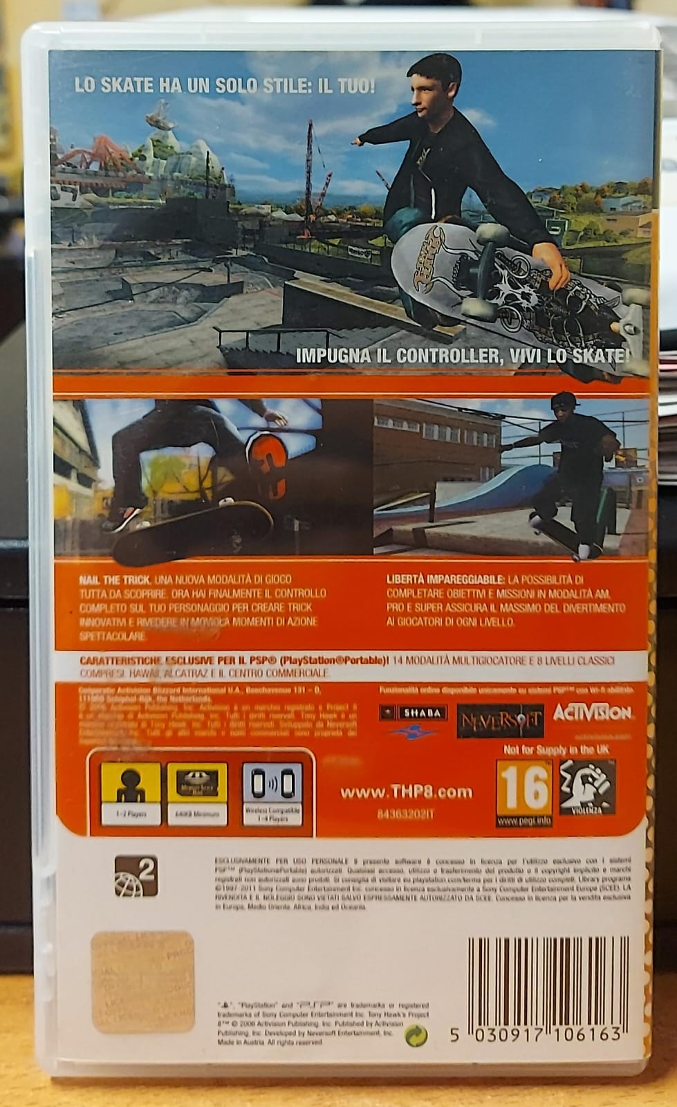 TONY HAWK'S PROJECT 8 - ESSENTIALS