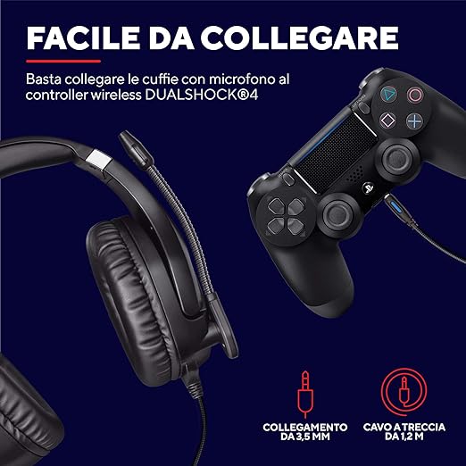 TRUST GAMING GXT 488 FORZE CUFFIE PS4 e PS5