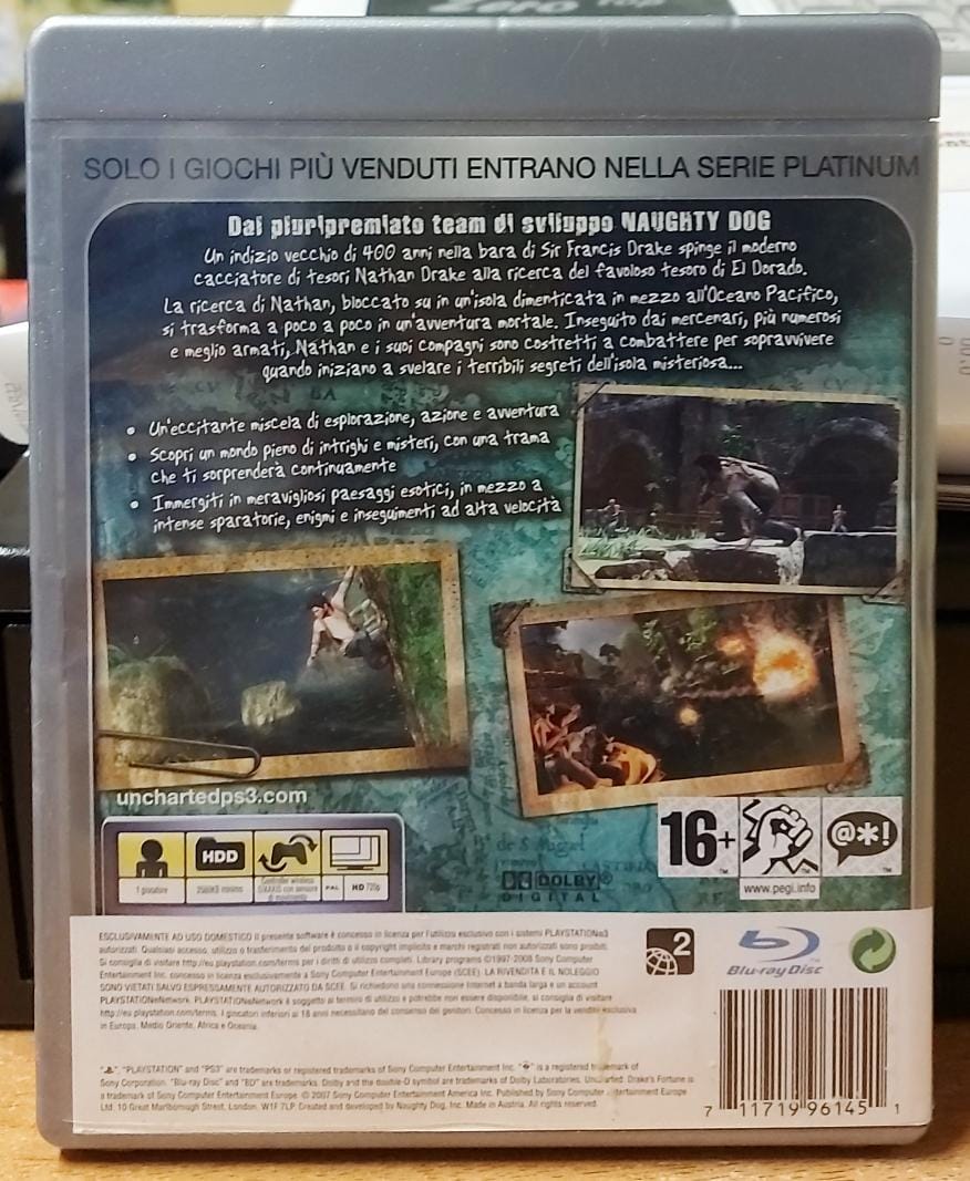 UNCHARTED DRAKE'S FORTUNE - PLATINUM