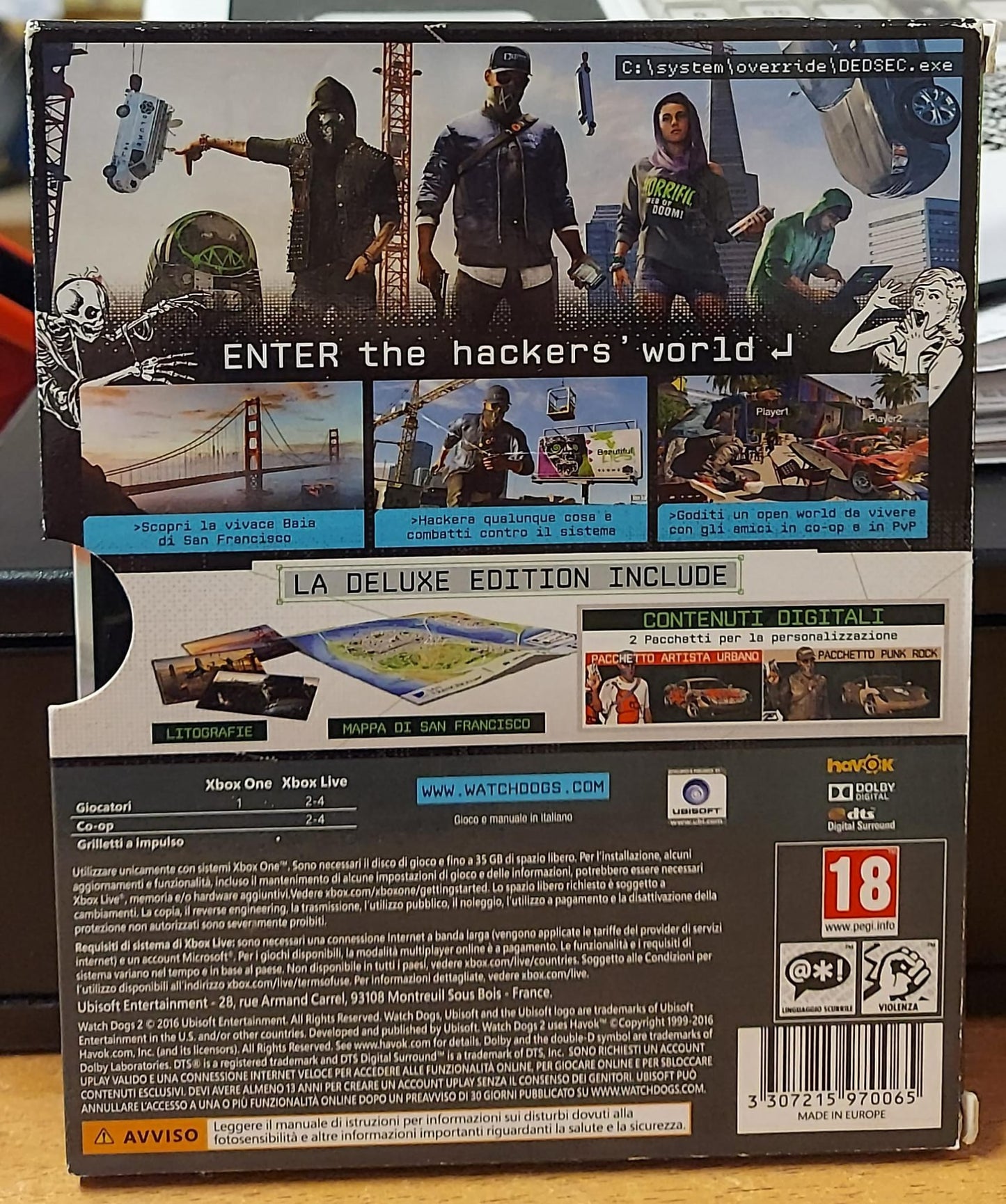 WATCH DOGS 2 DELUXE EDITION