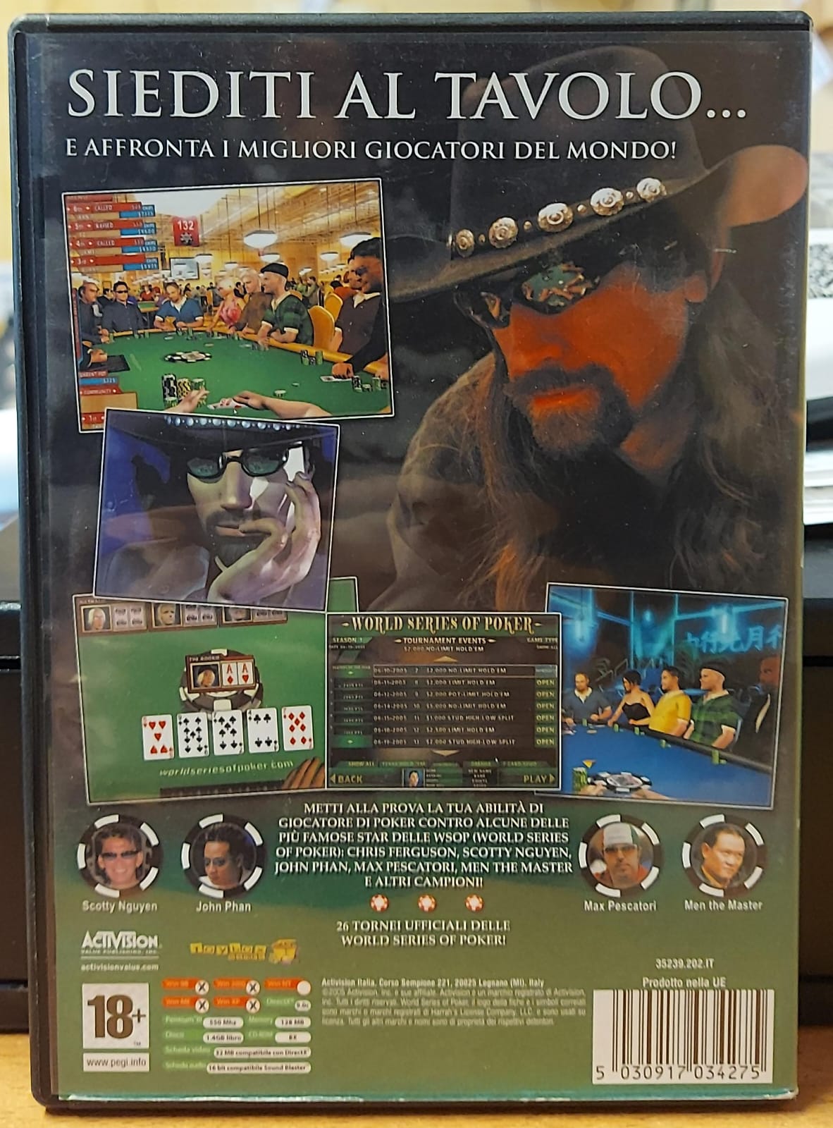 WORLD SERIES OF POKER - IL GIOCO UFFICIALE