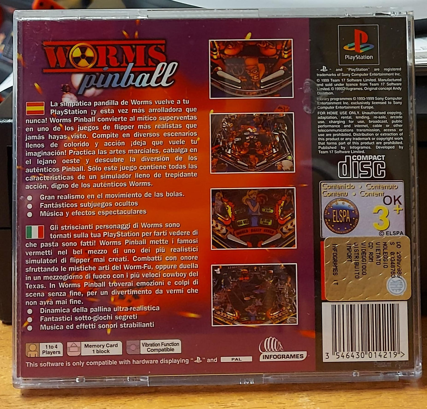 WORMS PINBALL