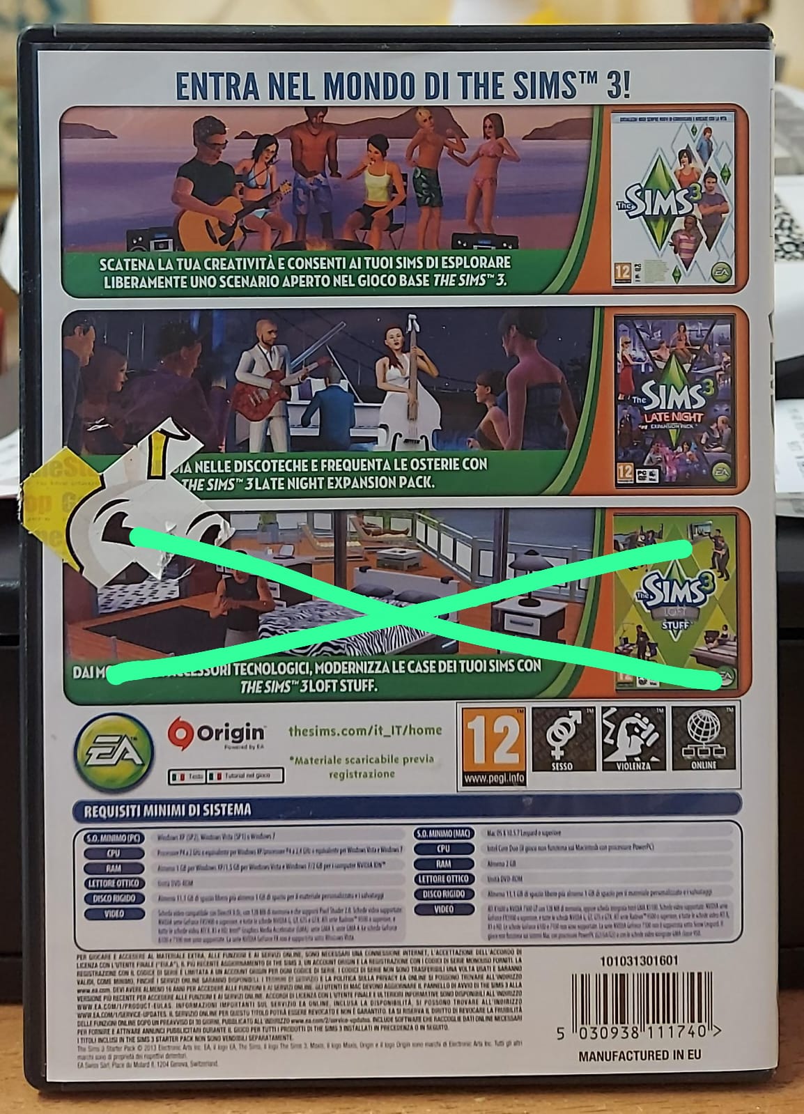 THE SIMS 3 + ESPANSIONE LATE NIGHT