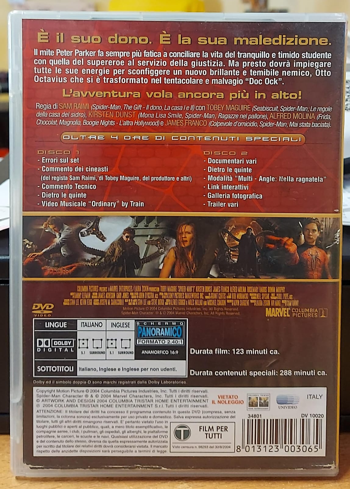 Spider-Man 2 DVD Edizione Speciale 2 Dischi