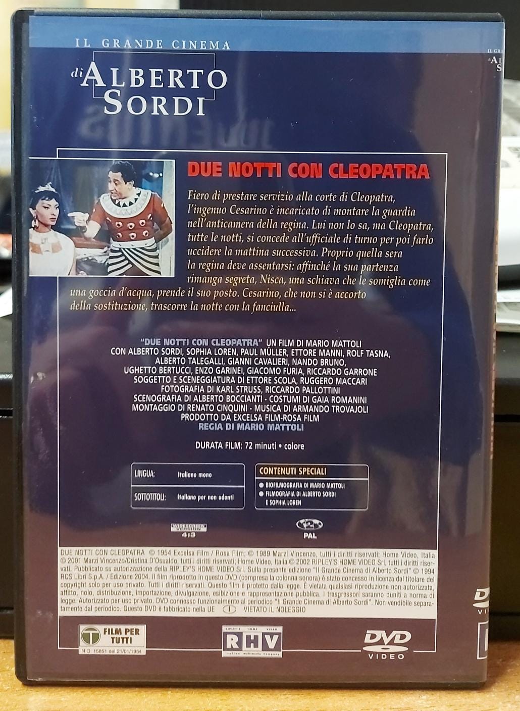 DUE NOTTI CON CLEOPATRA