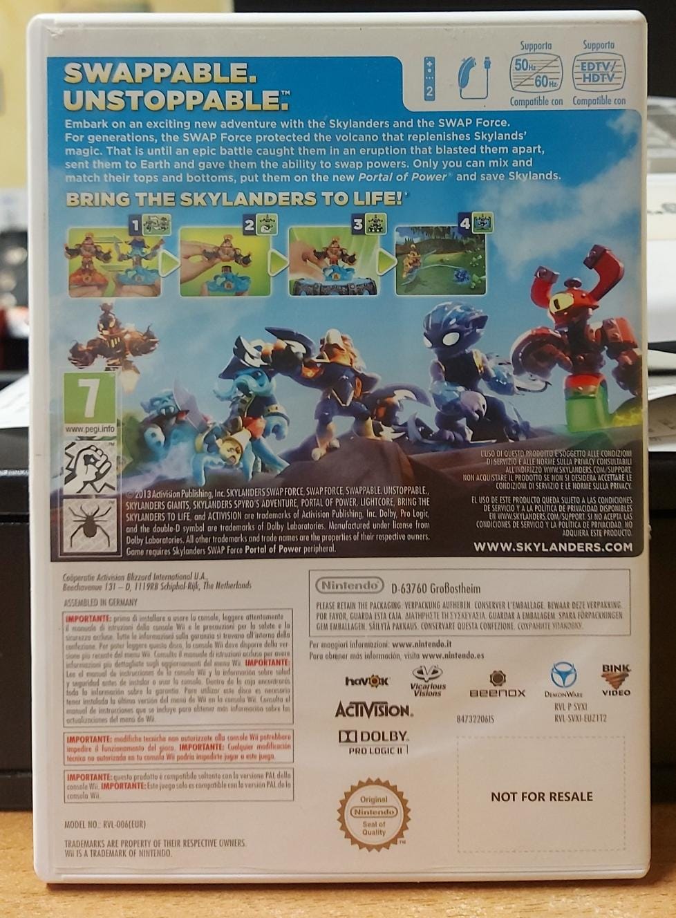 SKYLANDERS SWAP FORCE - SOLO GIOCO