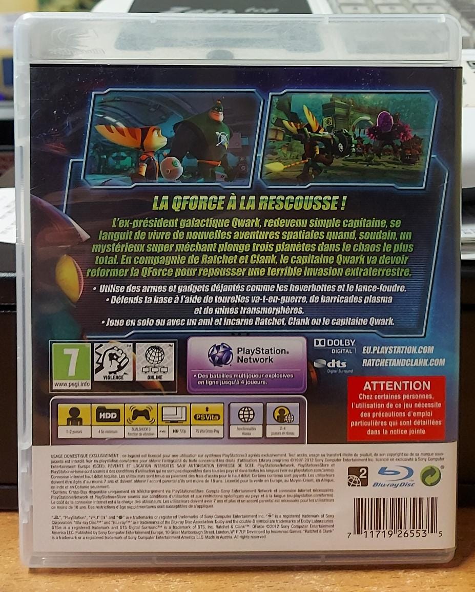 RATCHET E CLANK QFORCE