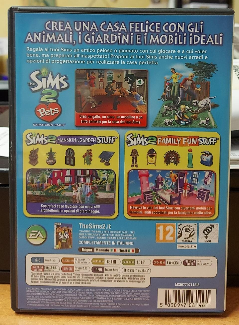 THE SIMS 2 FUN WITH PETS COLLECTION - SOLO ESPANSIONI