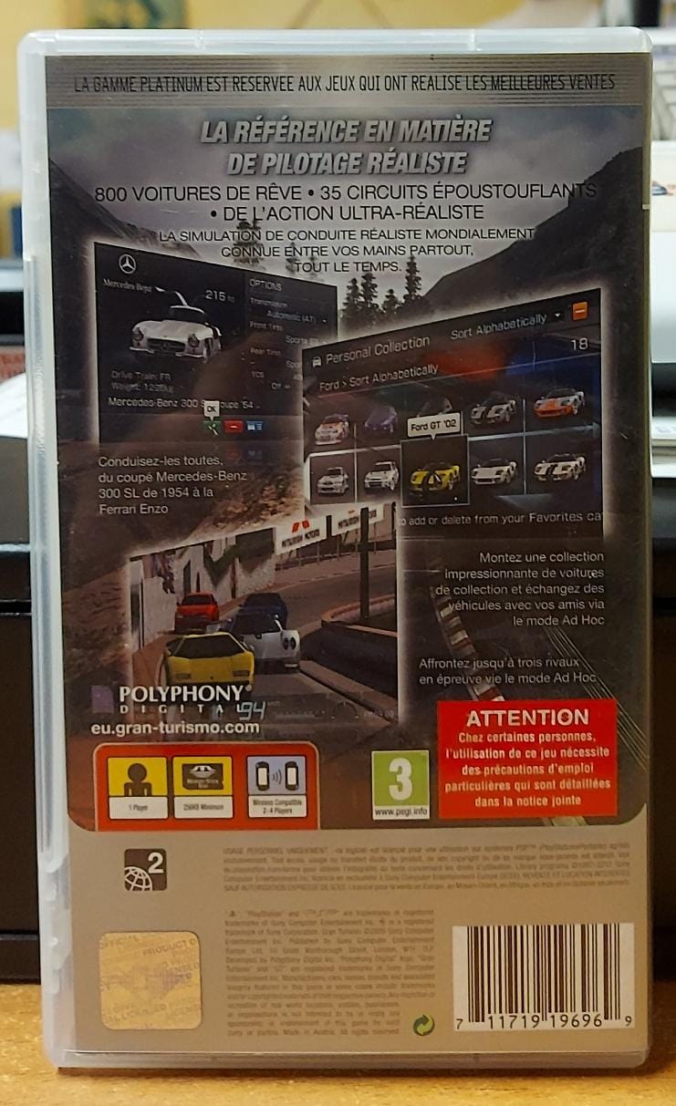 GRAN TURISMO - PLATINUM