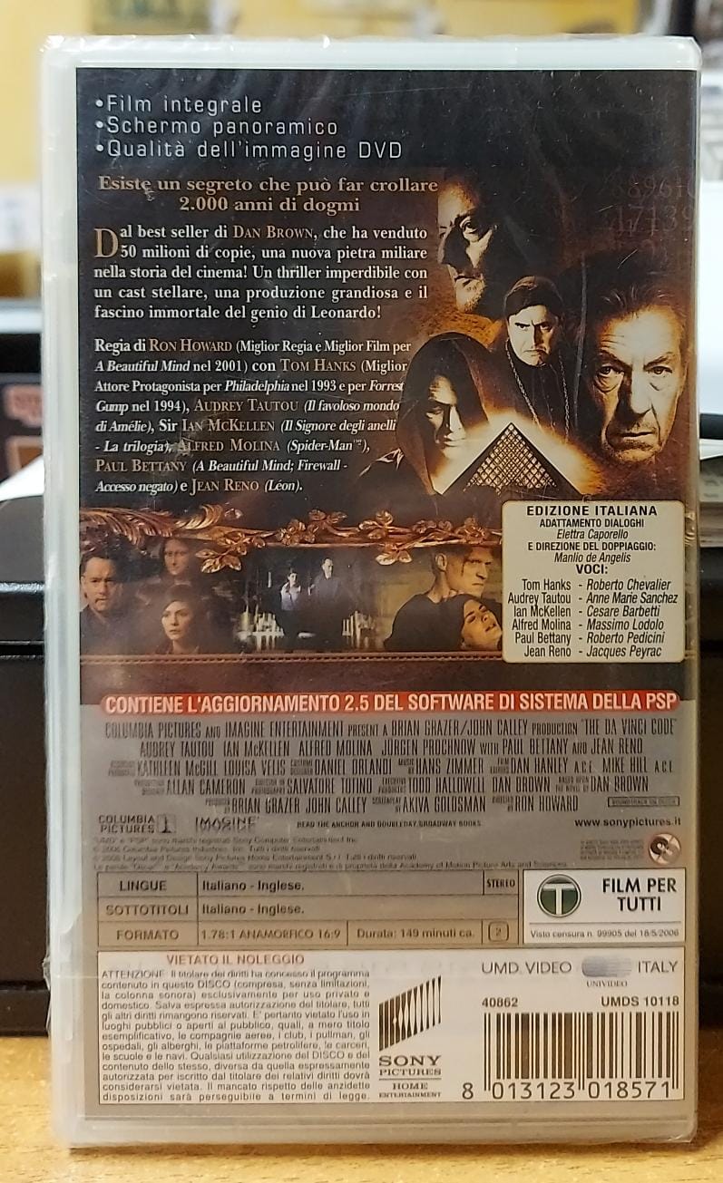 IL CODICE DA VINCI - UMD FILM - NUOVO MAI APERTO