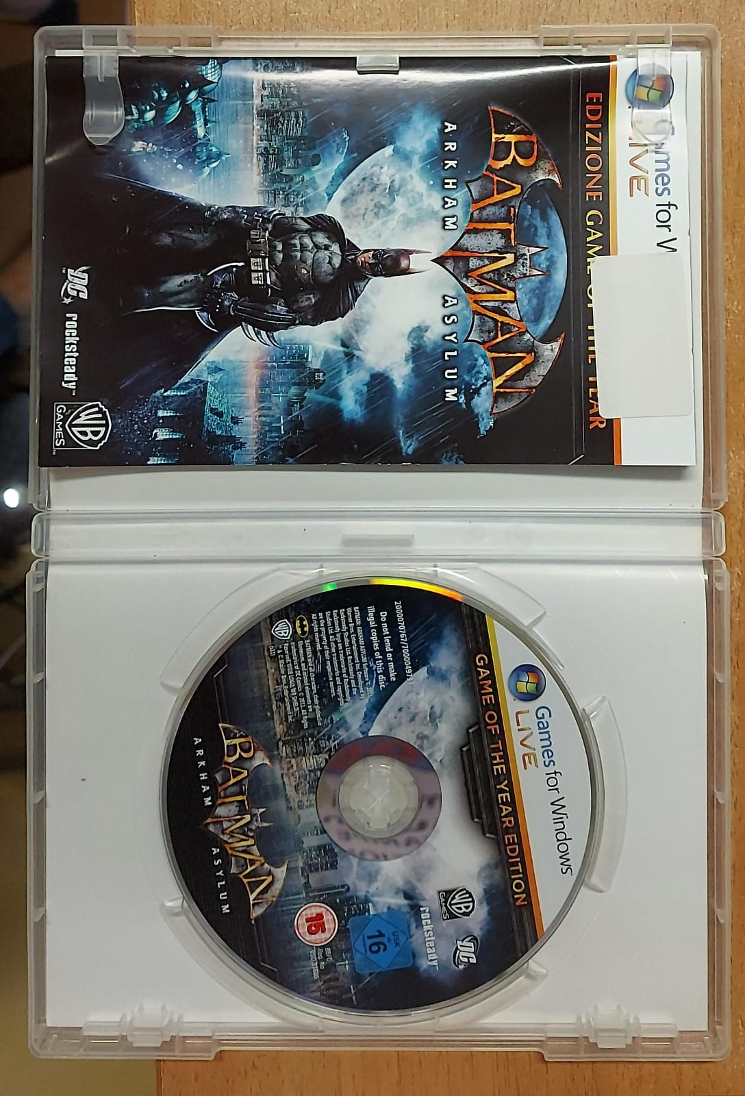 BATMAN ARKHAM ASYLUM GOTY