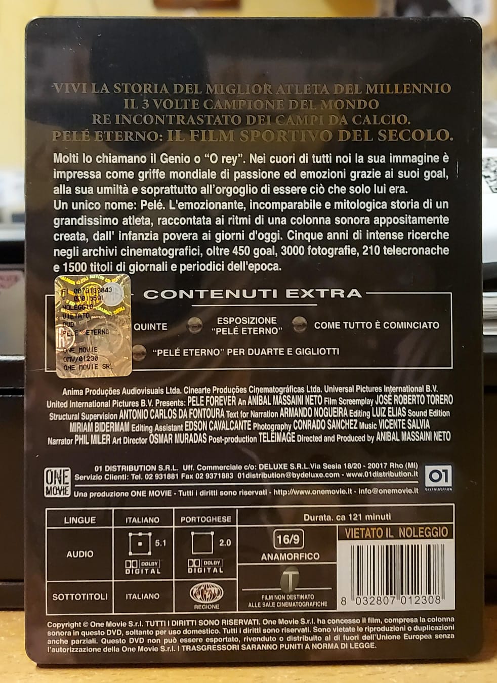 Pelé Eterno (2004) DVD Steelbook - Documentario sul Re del Calcio