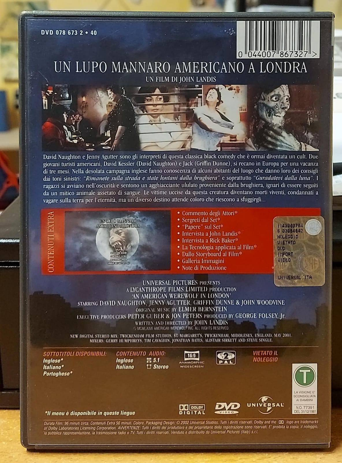 UN LUPO MANNARO AMERICANO A LONDRA - EDIZIONE SPECIALE