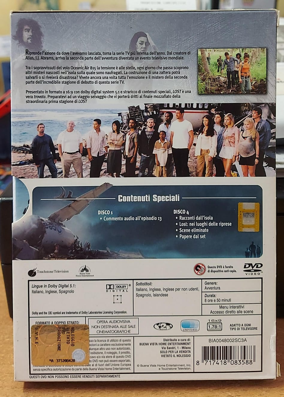 LOST PRIMA SERIE PARTE SECONDA EPISODI 13-25 (4 DVD)