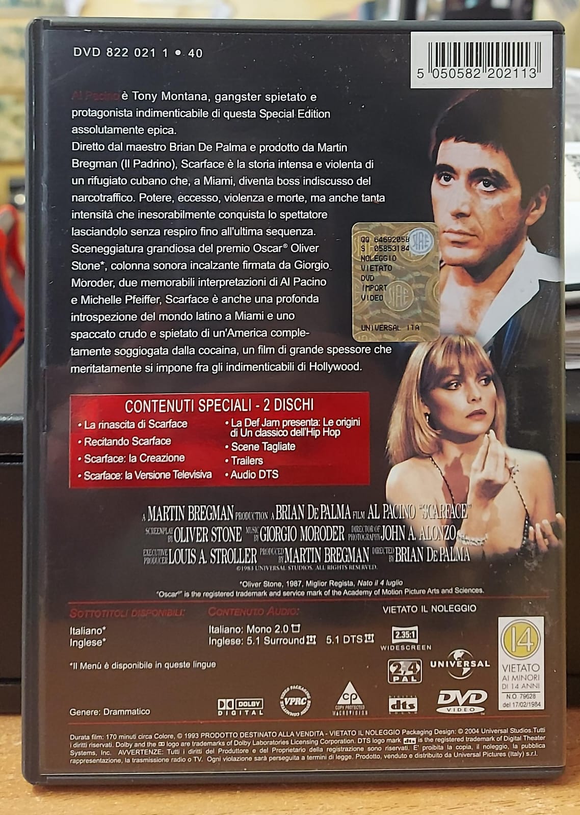 SCARFACE - SPECIAL EDITION 2 DISCHI