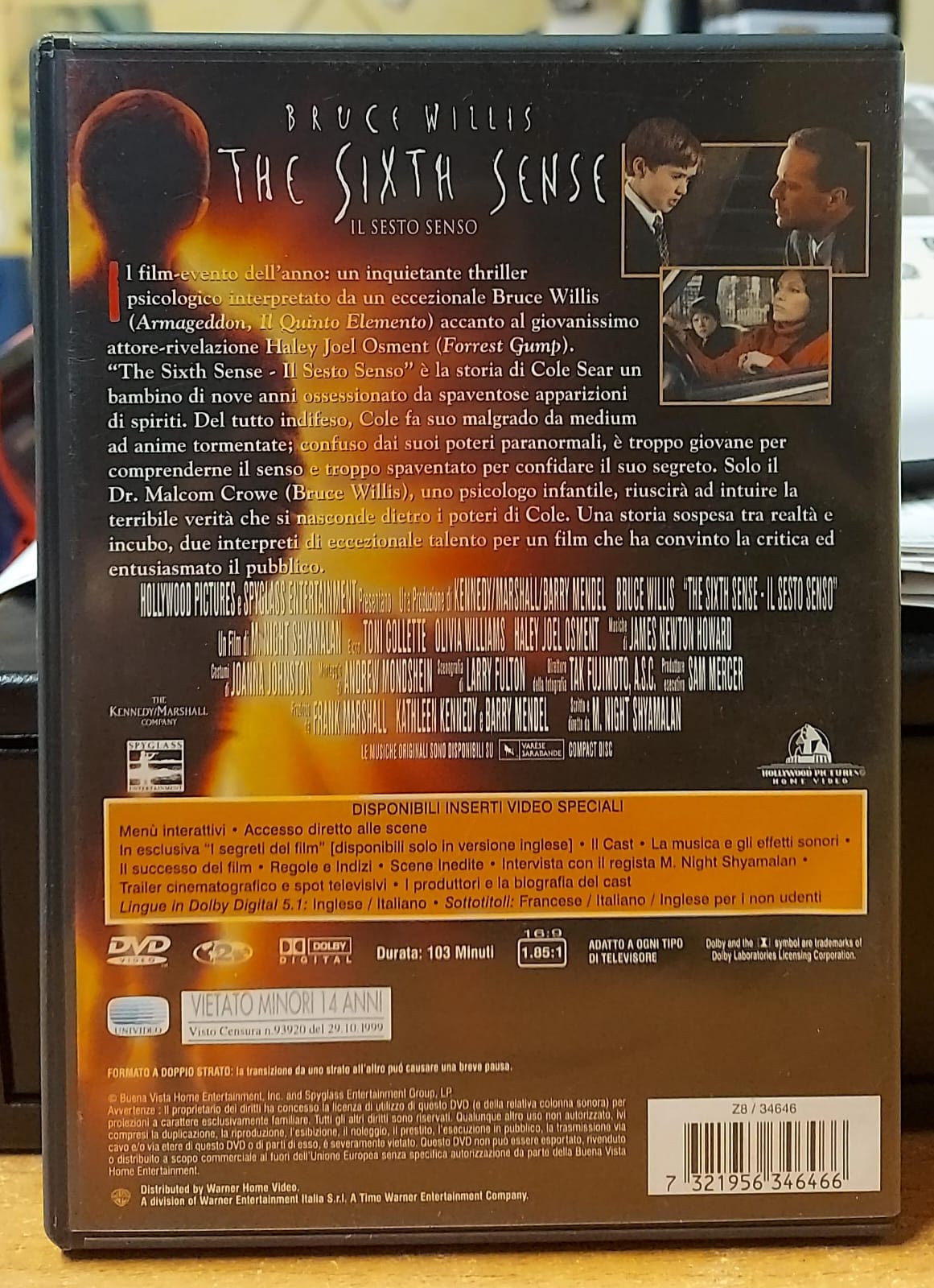 THE SIXTH SENSE IL SESTO SENSO