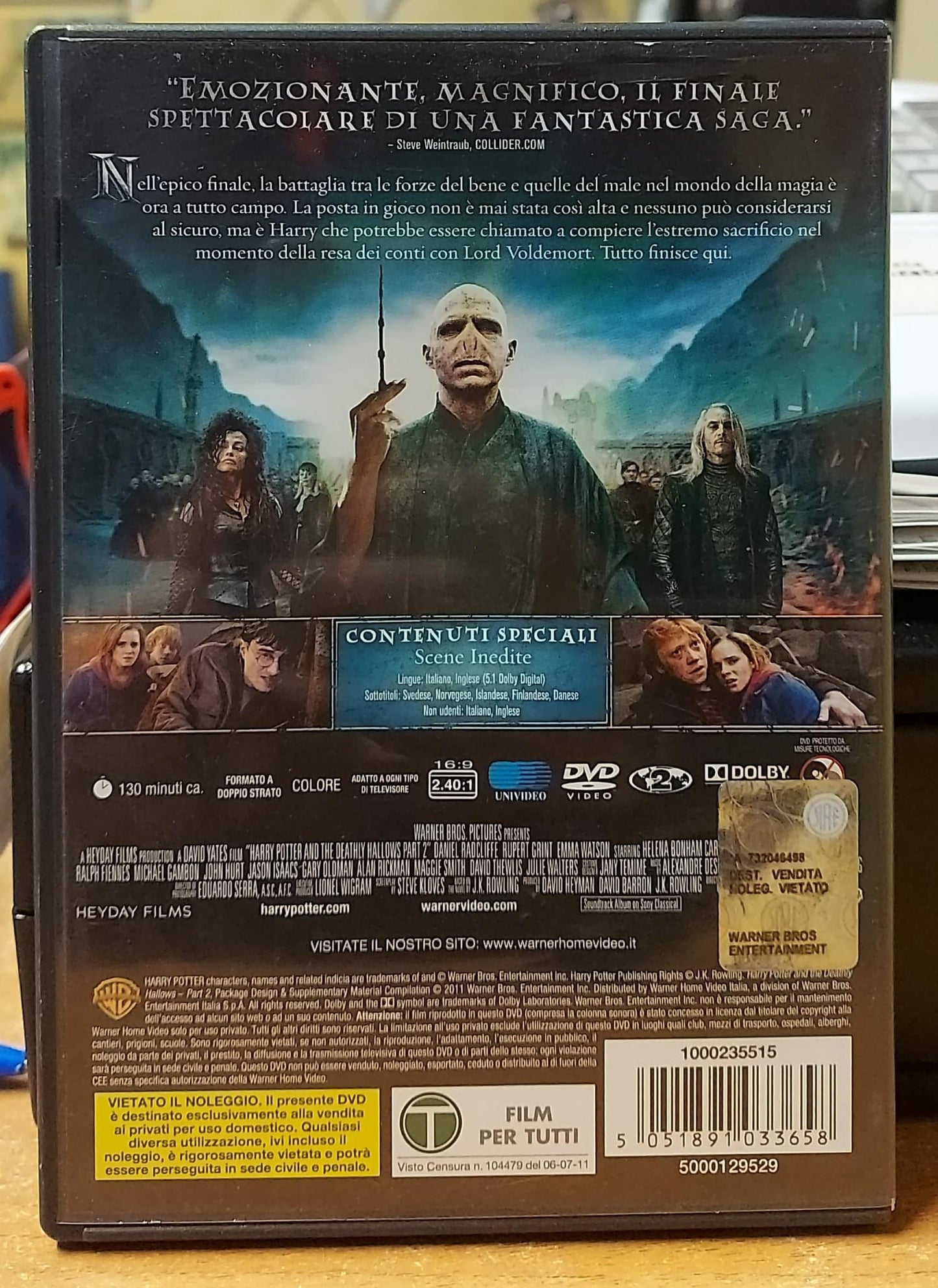 HARRY POTTER E I DONI DELLA MORTE PARTE 2