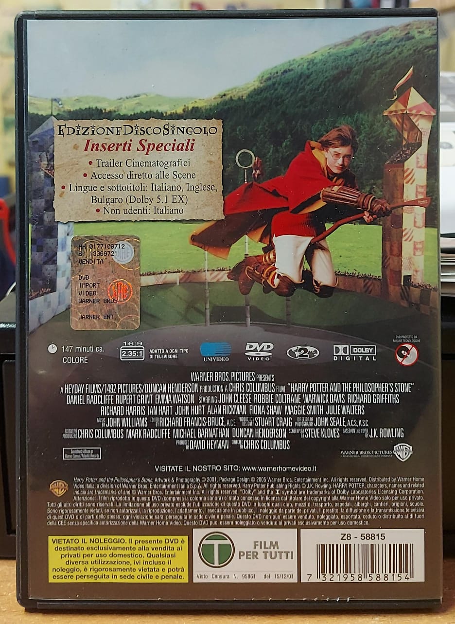 HARRY POTTER E LA PIETRA FILOSOFALE