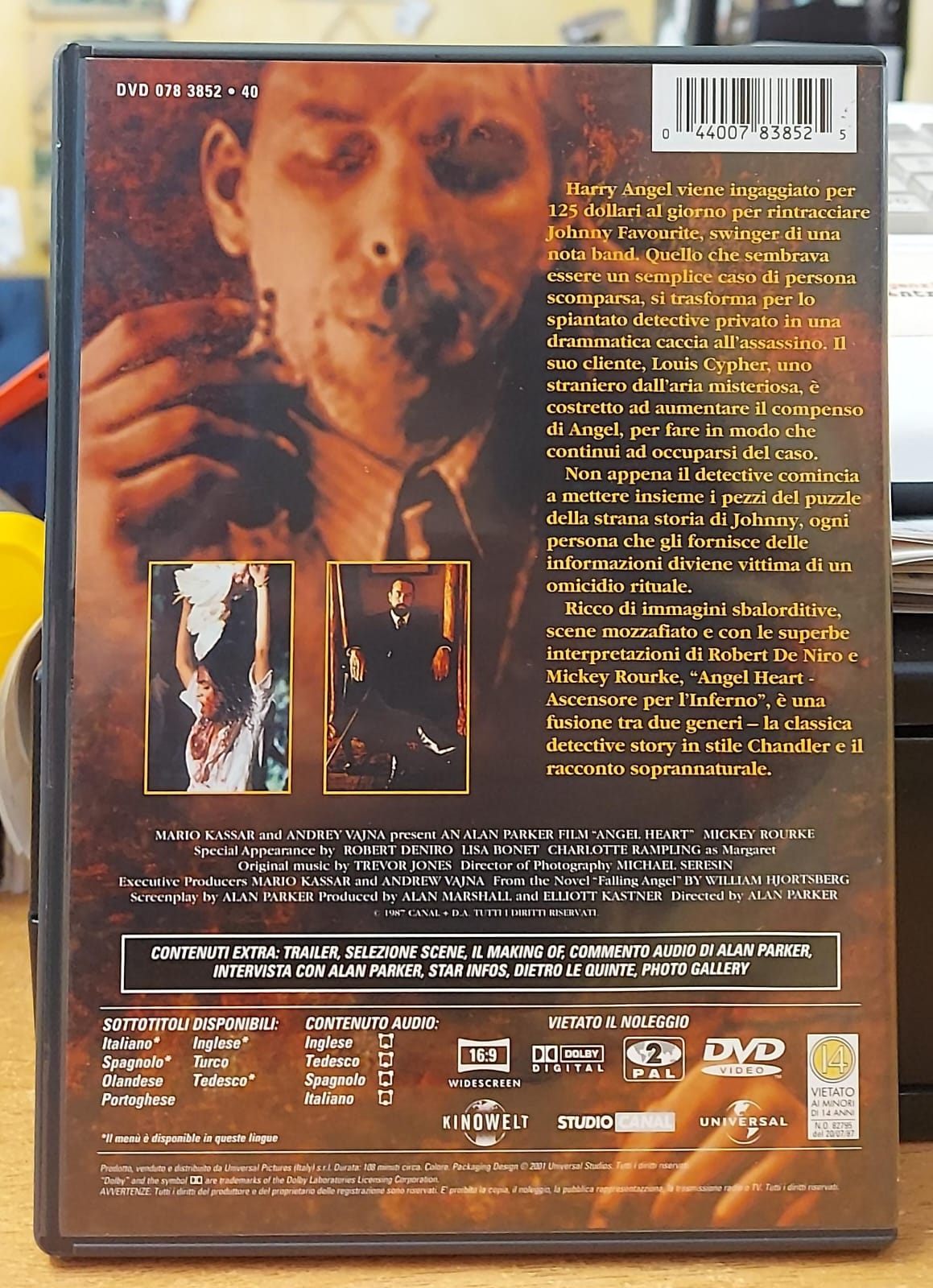 ANGEL HEART ASCENSORE PER L'INFERNO