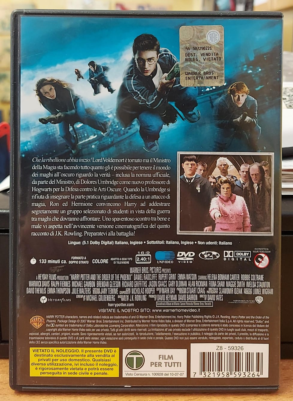 HARRY POTTER E L'ORDINE DELLA FENICE