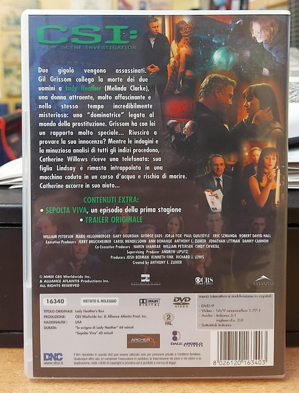 CSI LO SCRIGNO DI LADY HEATHER - IL FILM