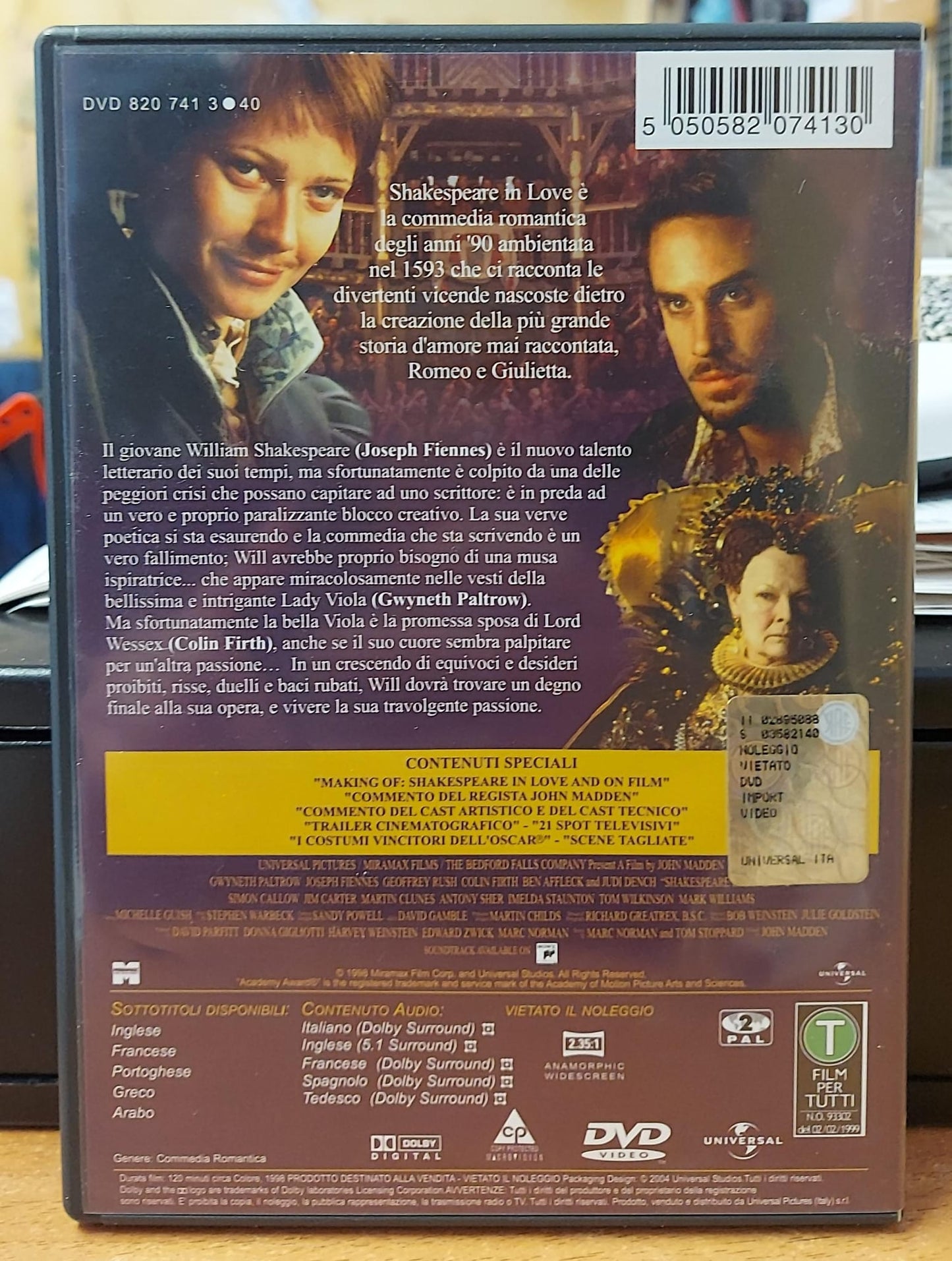 SHAKESPEARE IN LOVE
