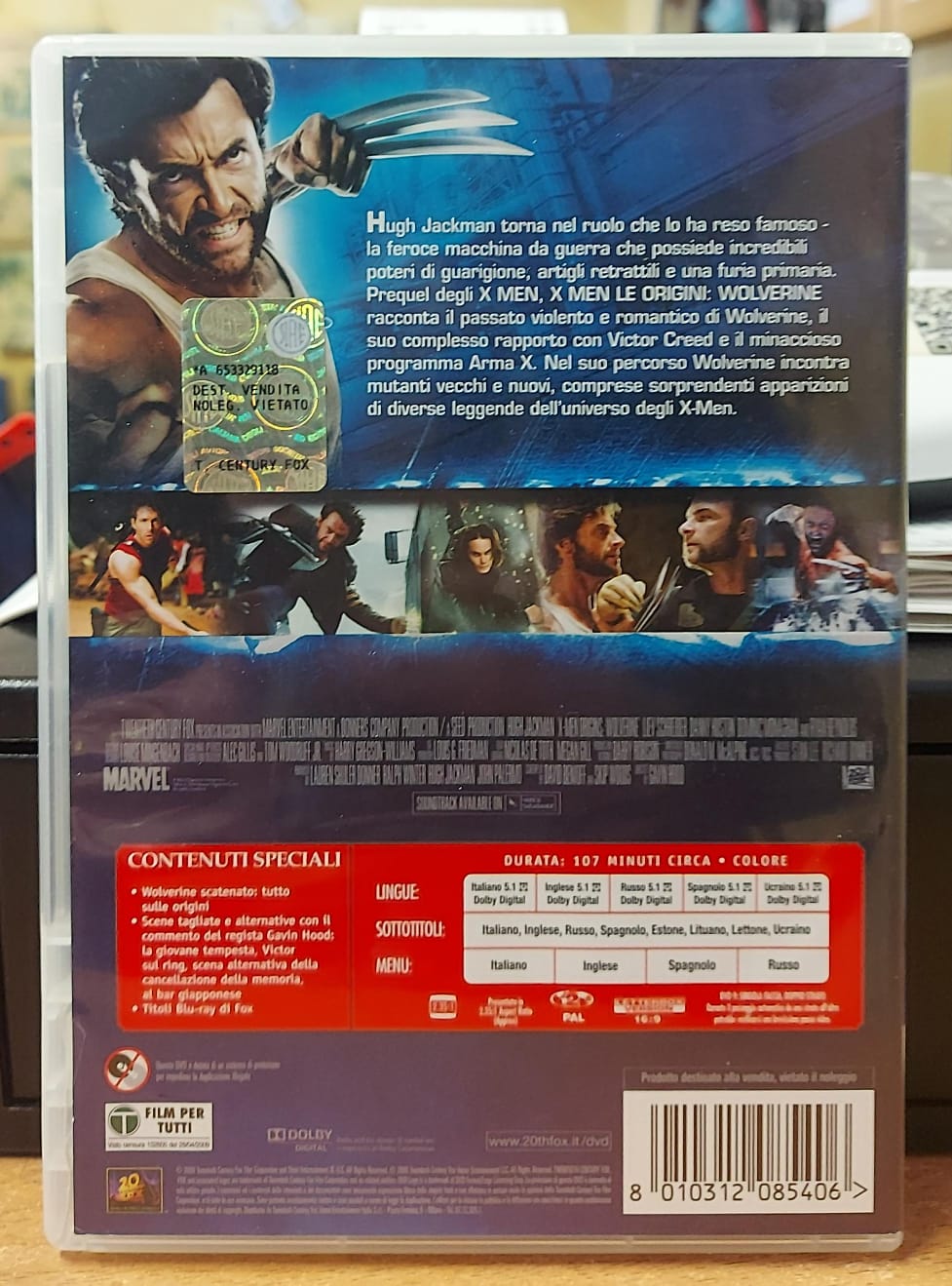 X-MEN LE ORIGINI WOLVERINE