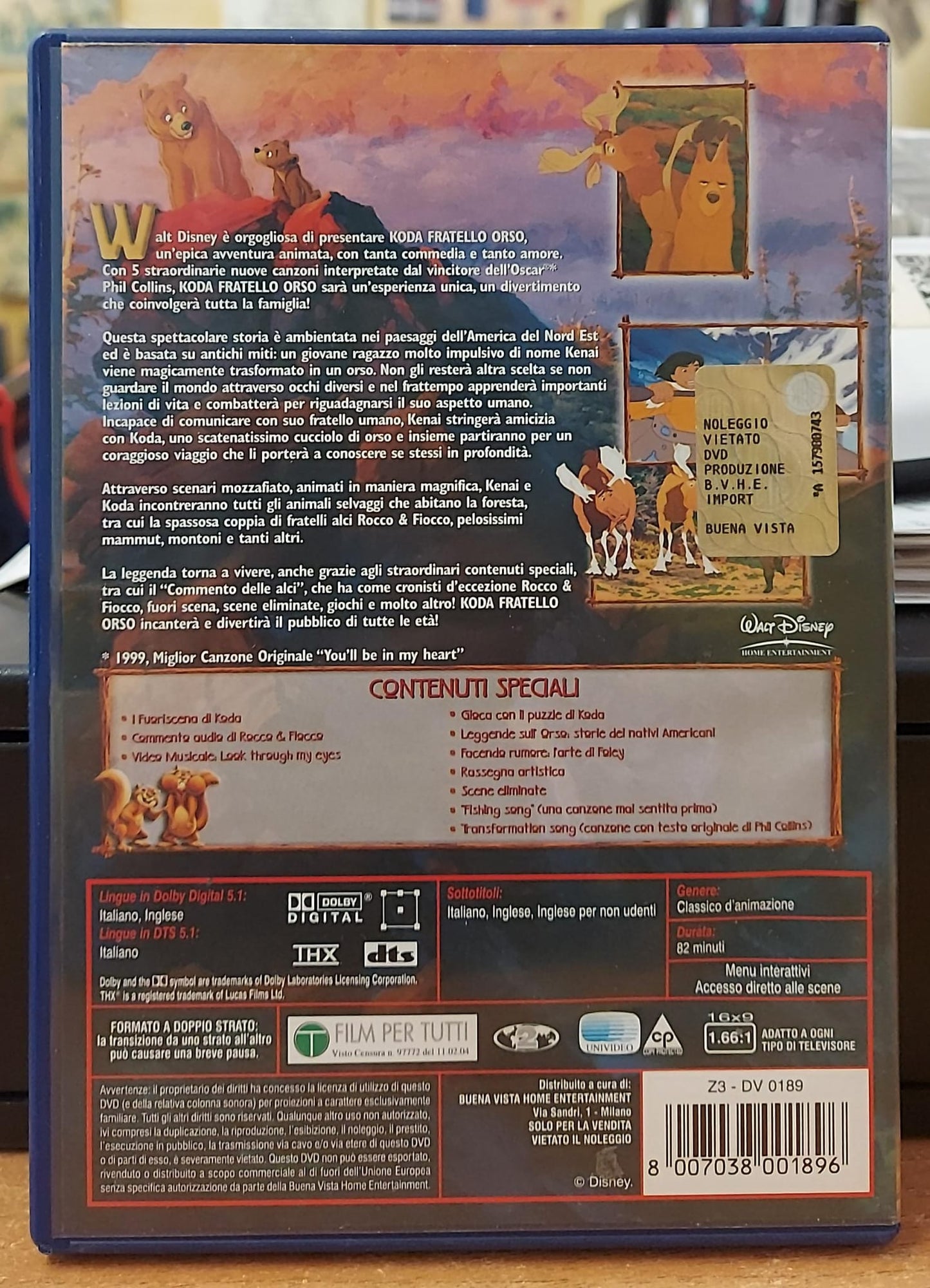 KODA FRATELLO ORSO