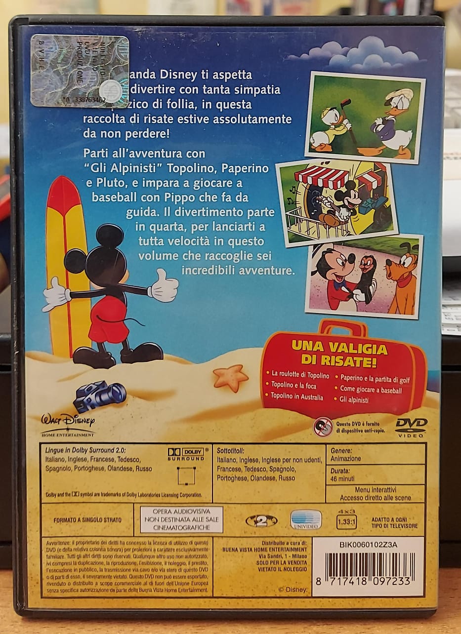 TOPOLINO SOLE SALE E SPORT