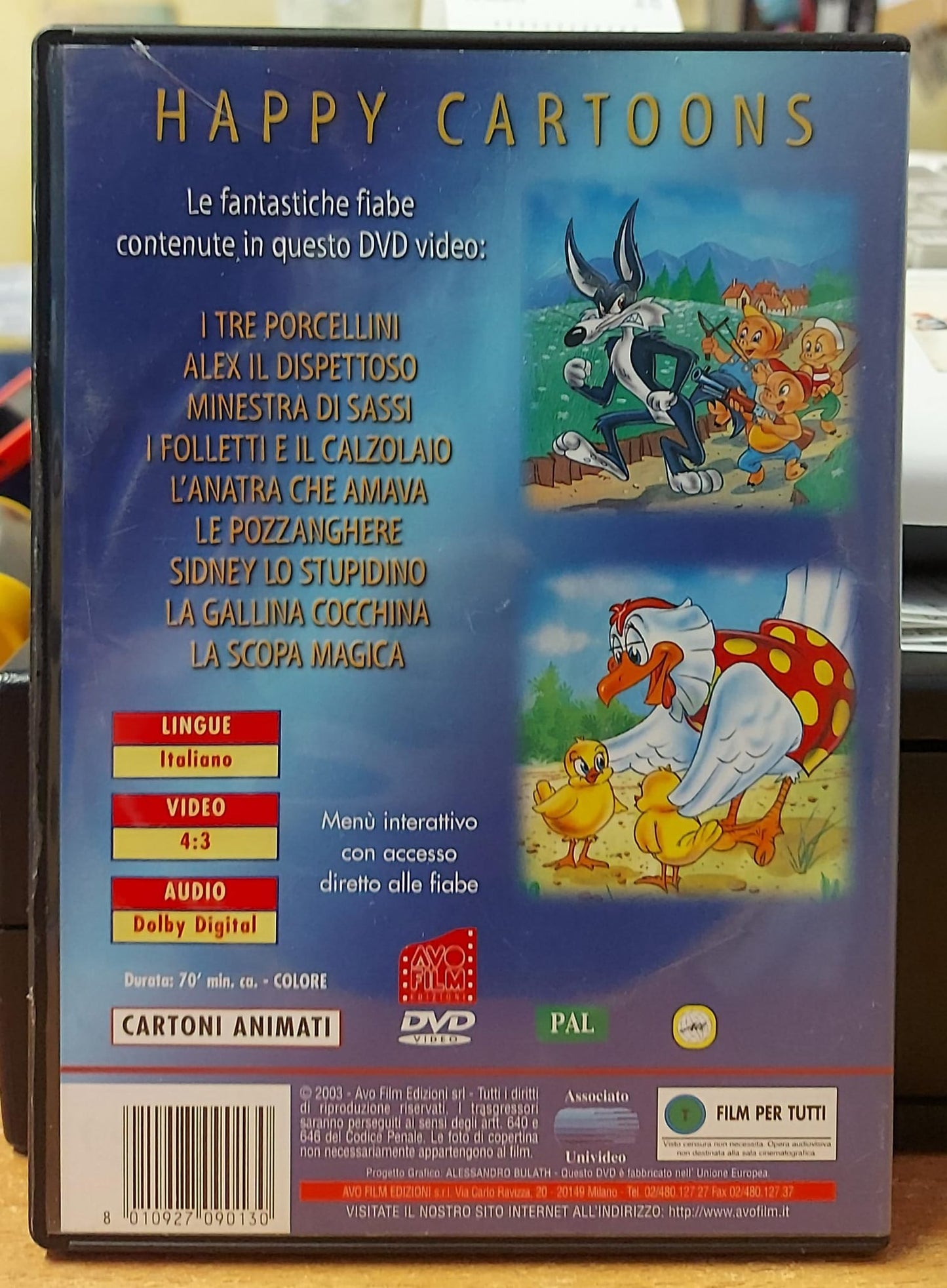 HAPPY CARTOONS I TRE PORCELLINI