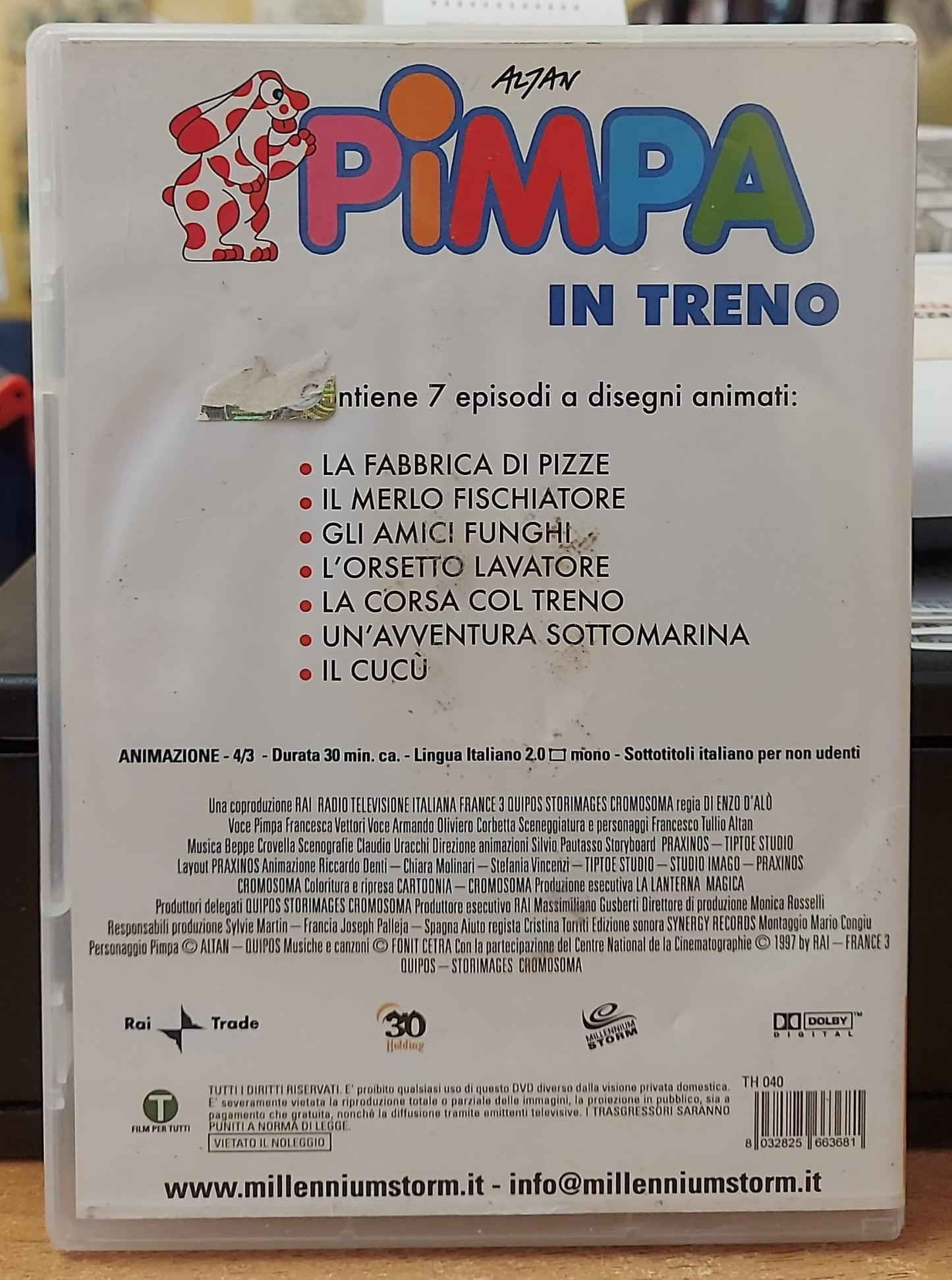 PIMPA IN TRENO