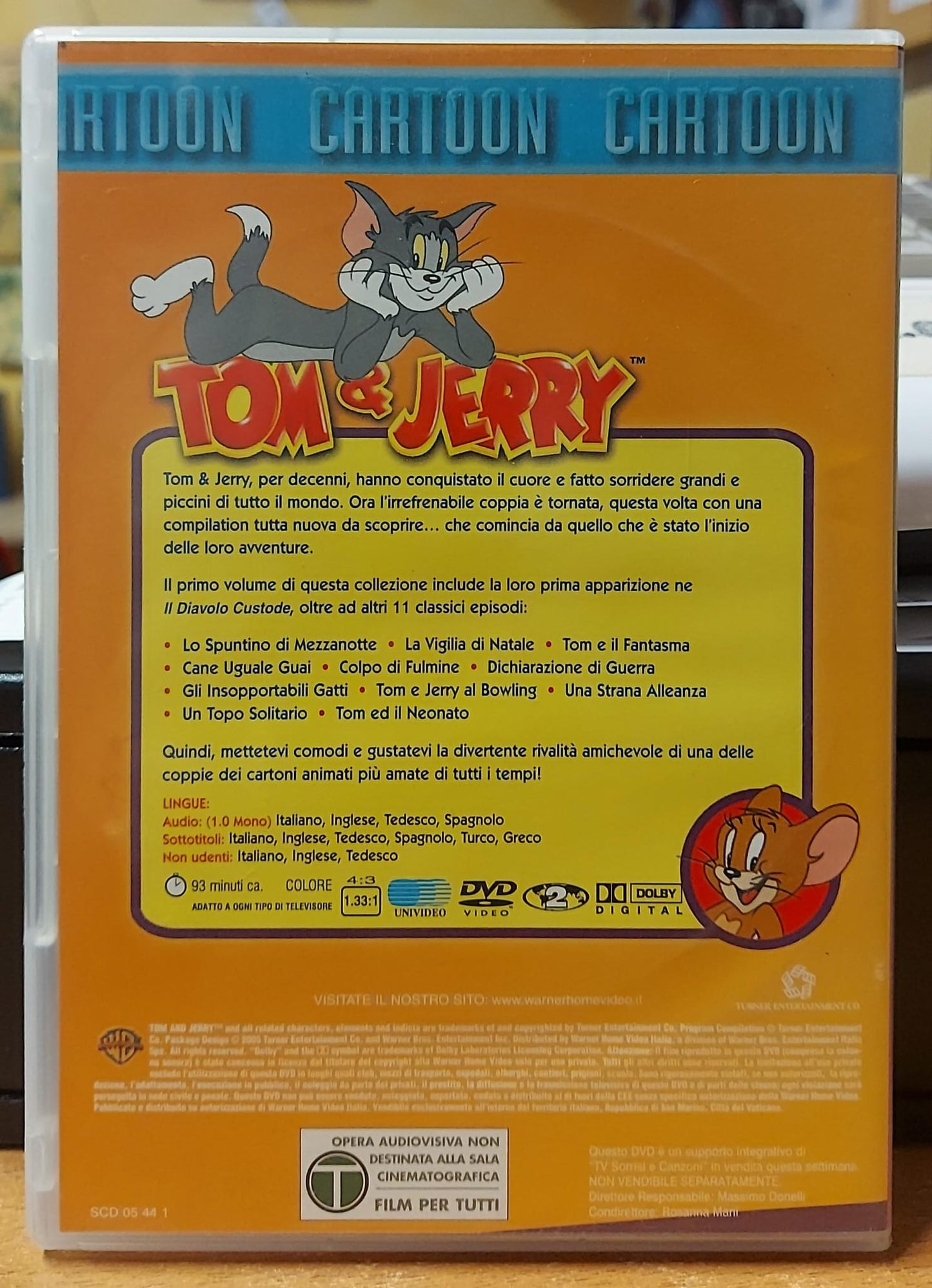 TOM & JERRY CLASSIC COLLECTION UNA STRANA ALLEANZA