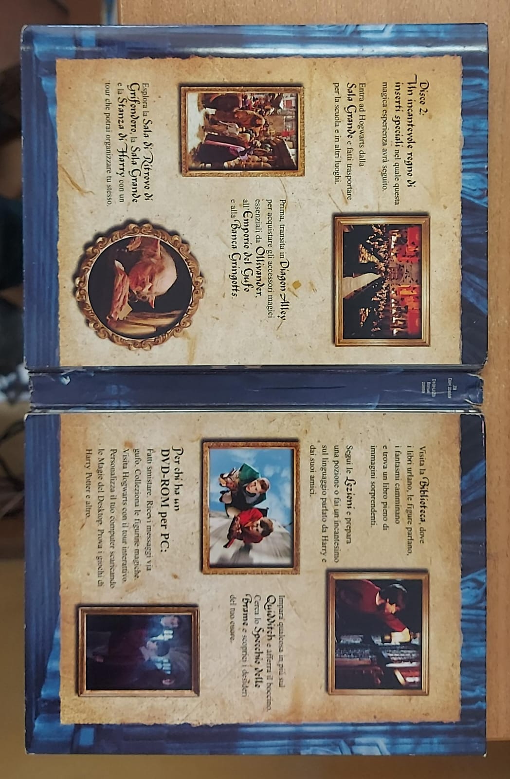 HARRY POTTER E LA PIETRA FILOSOFALE - DOPPIO DISCO - COPERTINA DANNEGGIATA