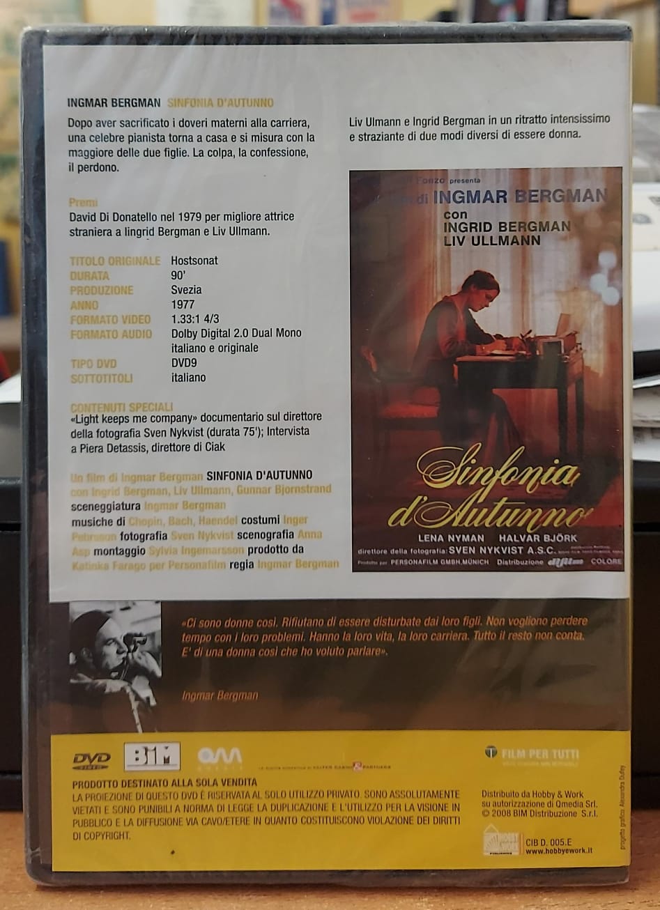 SINFONIA D'AUTUNNO - NUOVO MAI APERTO