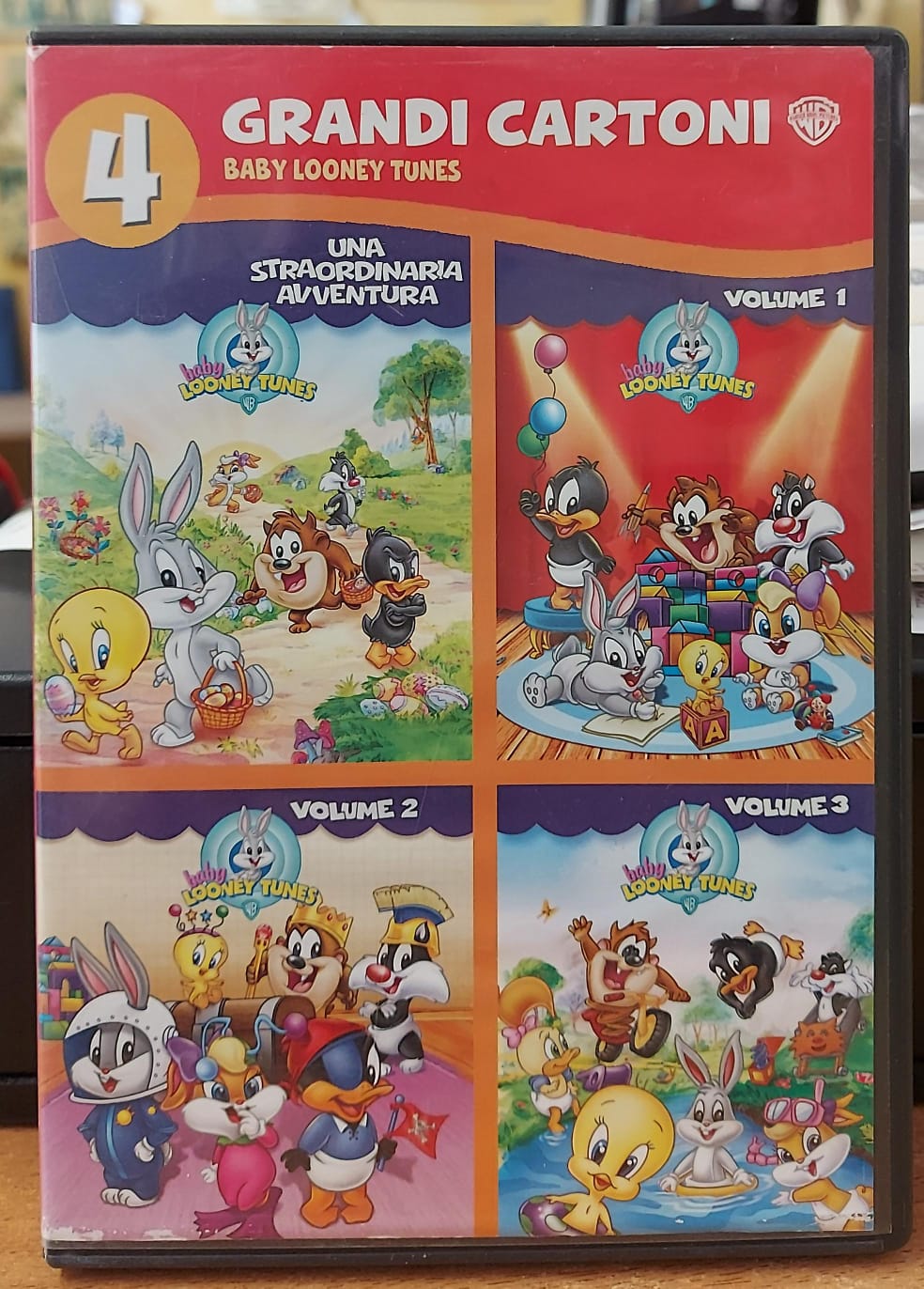4 GRANDI CARTONI BABY LOONEY TUNES - 4 DVD