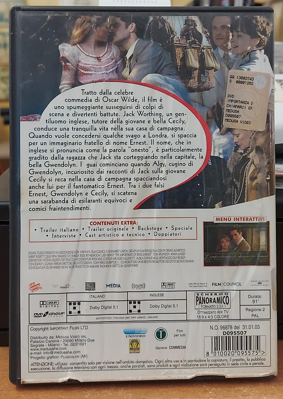 L'IMPORTANZA DI CHIAMARSI ERNEST