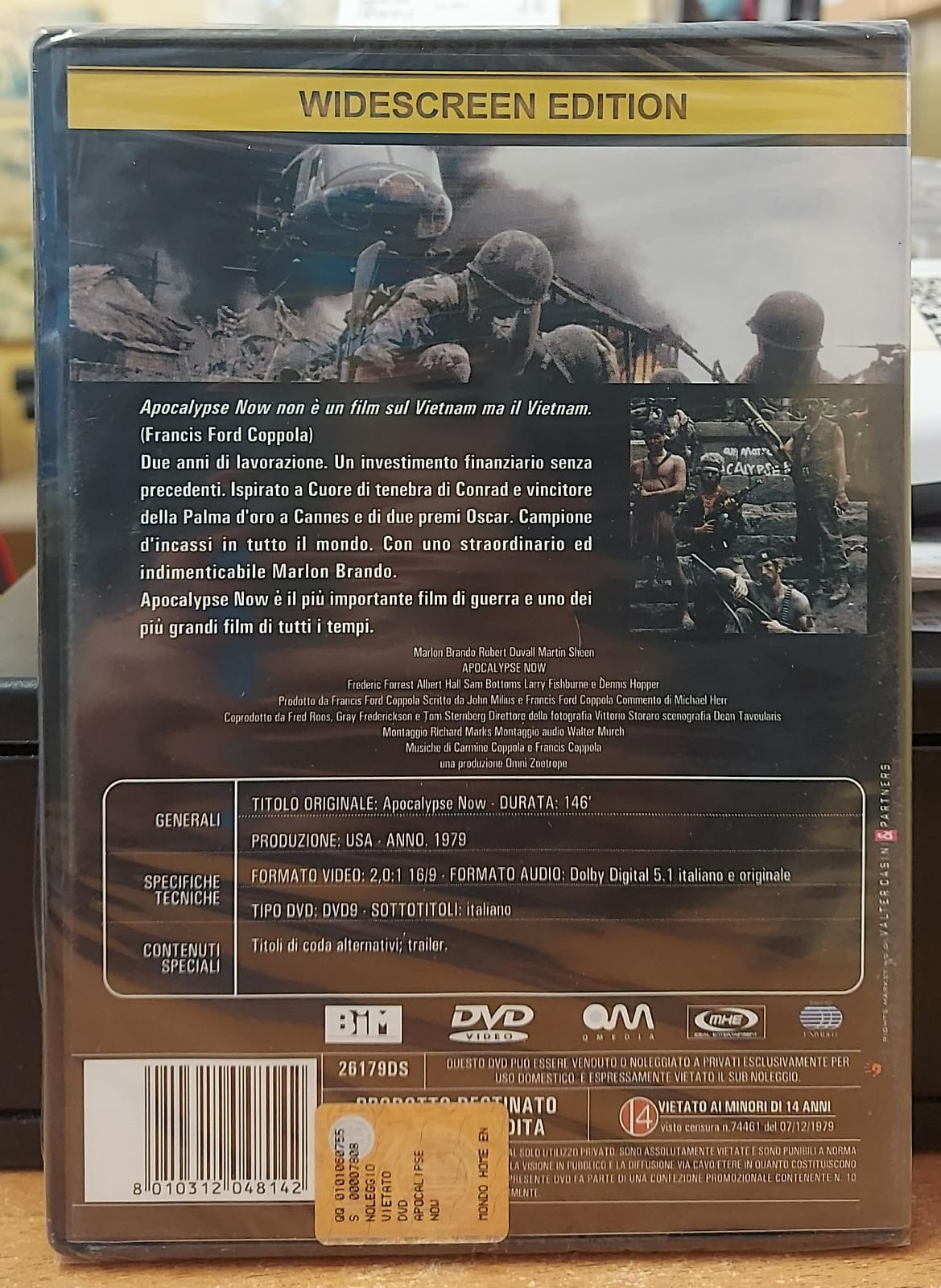 APOCALYPSE NOW - NUOVO MAI APERTO