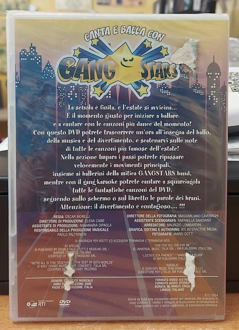 CANTA E BALLA CON GANG STARS - NUOVO MAI APERTO