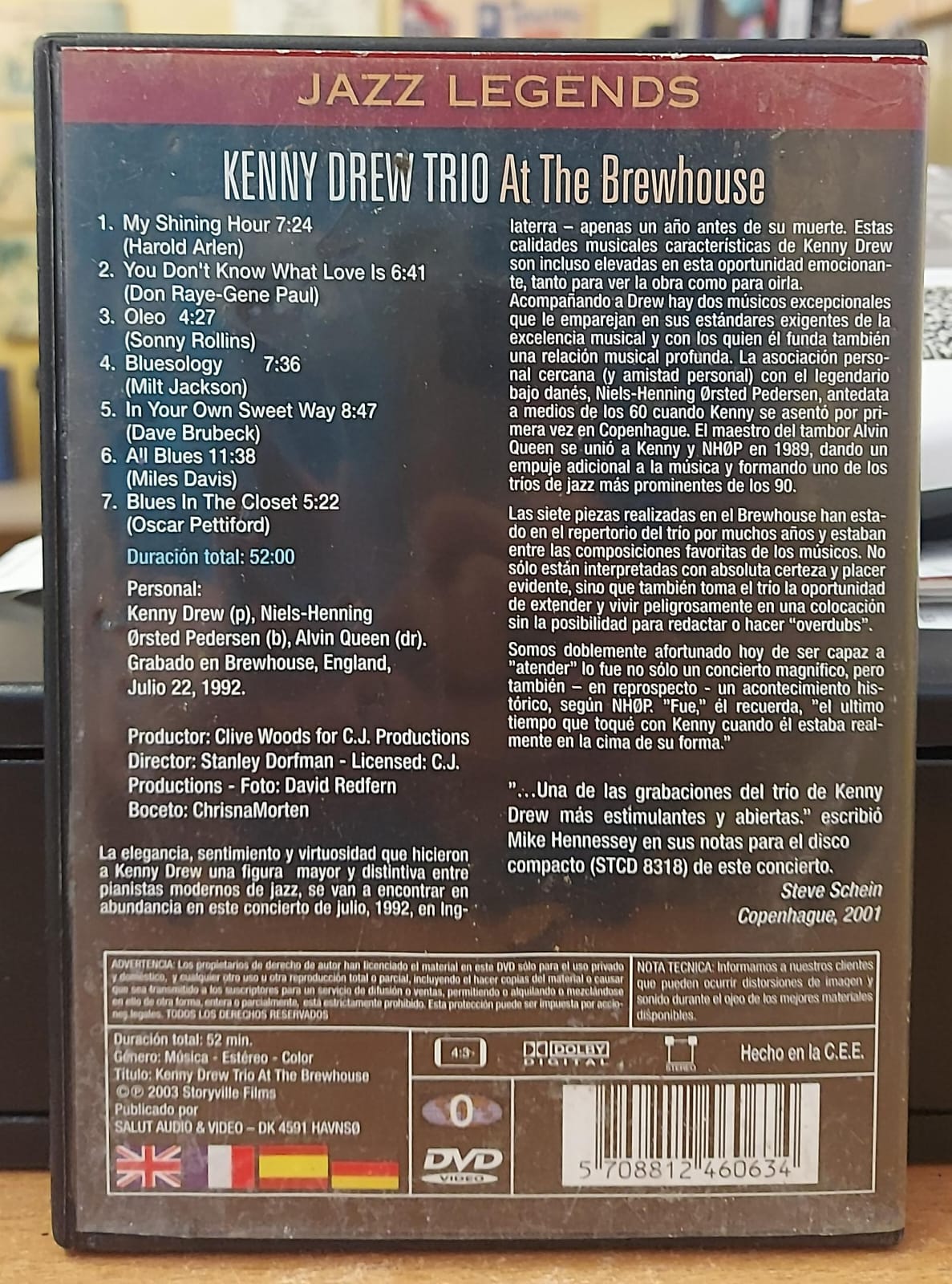 KENNY DREW TRIO AT THE BREWHOUSE