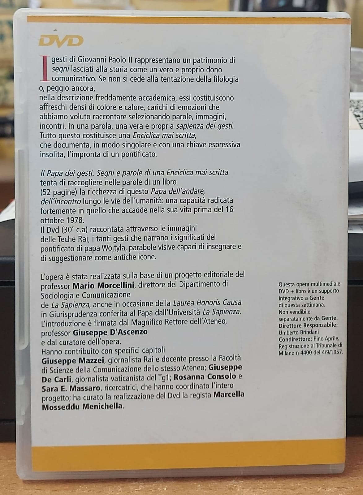 IL PAPA DEI GESTI