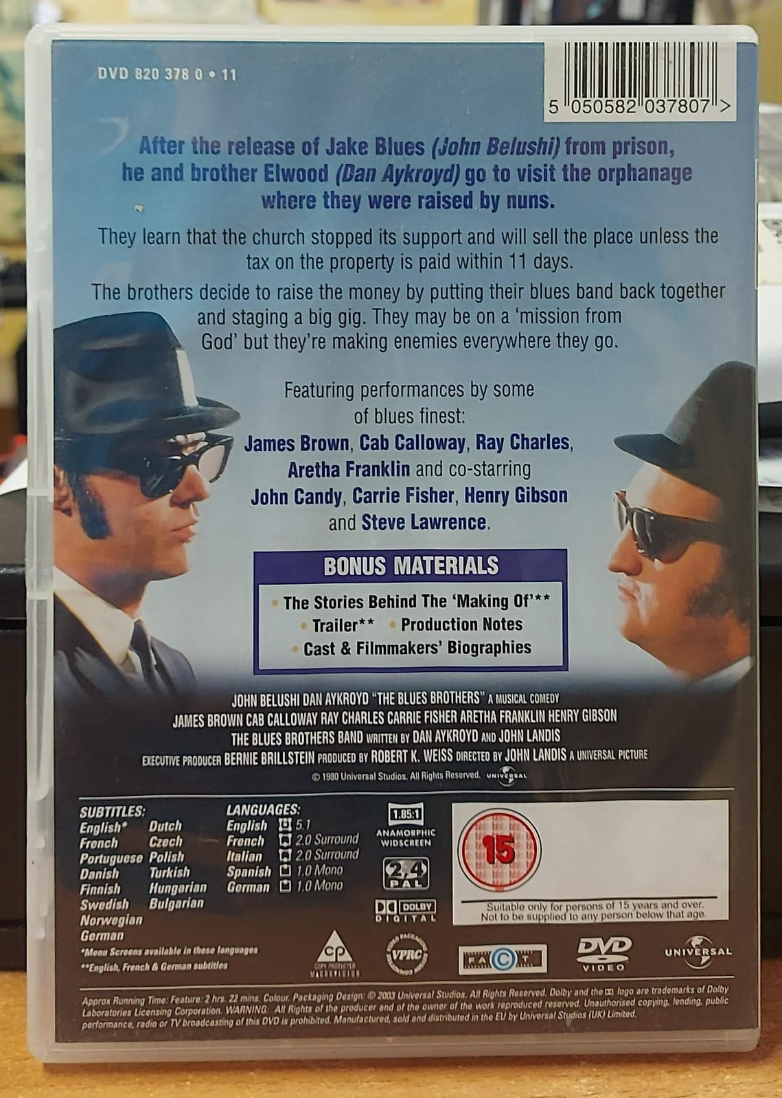 THE BLUES BROTHERS - EDIZIONE ESTERA CON LINGUA ITALIANA
