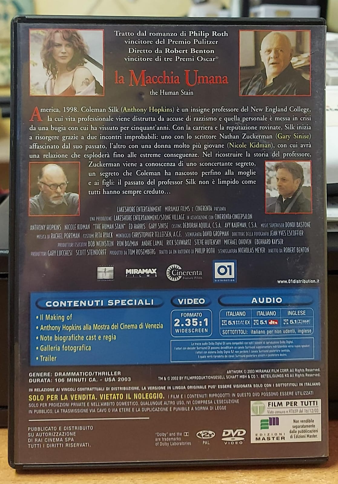 LA MACCHIA UMANA