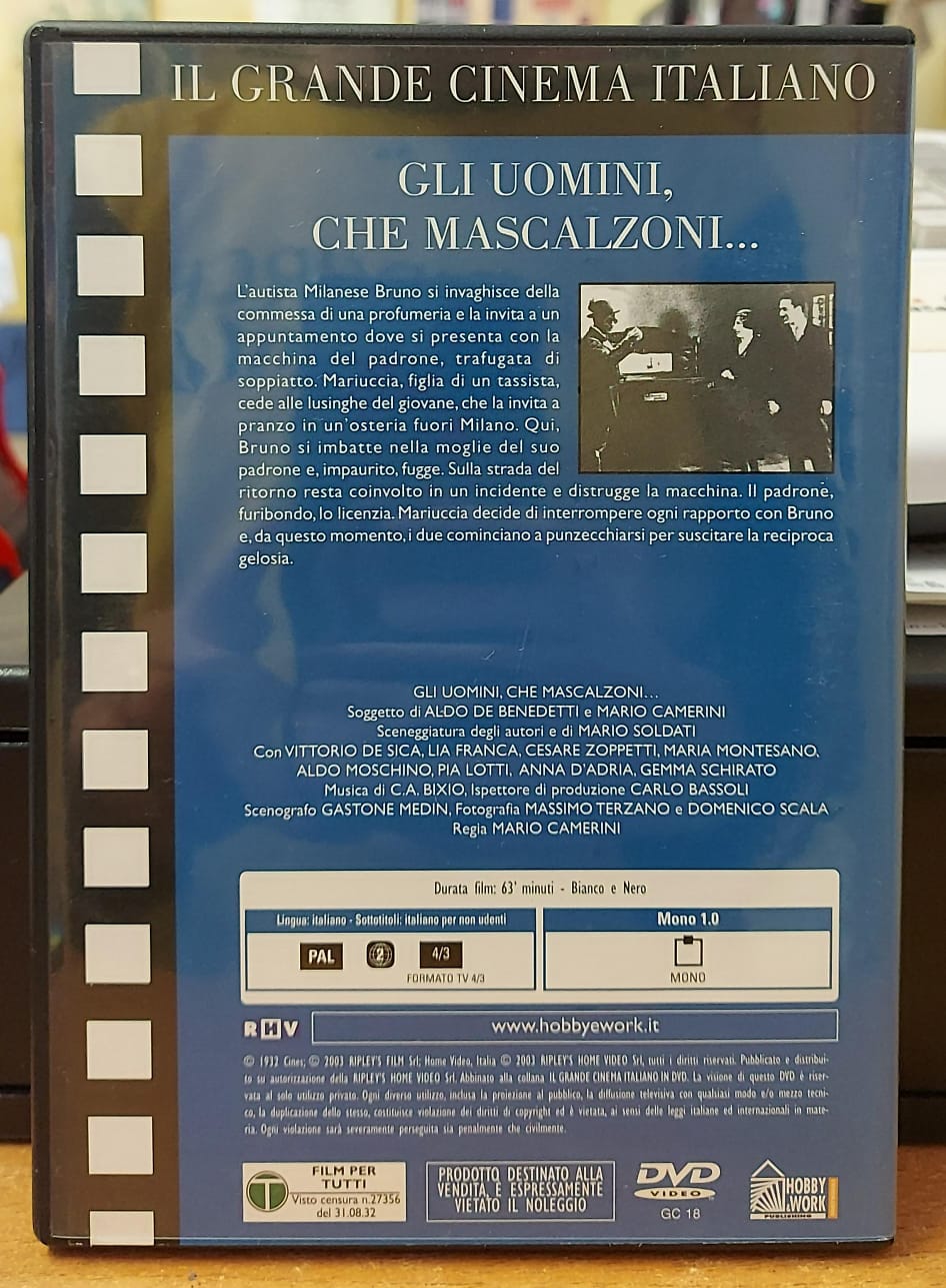 GLI UOMINI, CHE MASCALZONI...