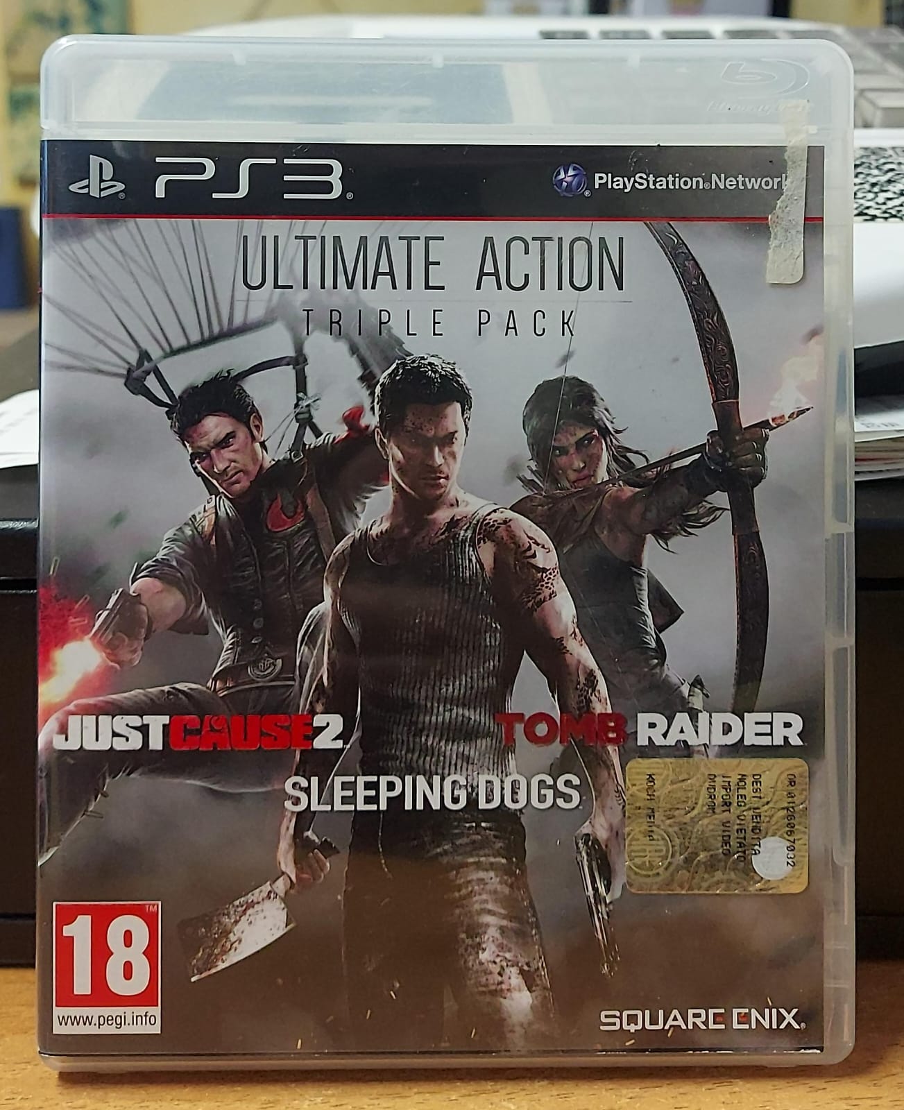 ULTIMATE ACTION TRIPLE PACK - JUST CAUSE 2 TOMB RAIDER SLEEPING DOGS