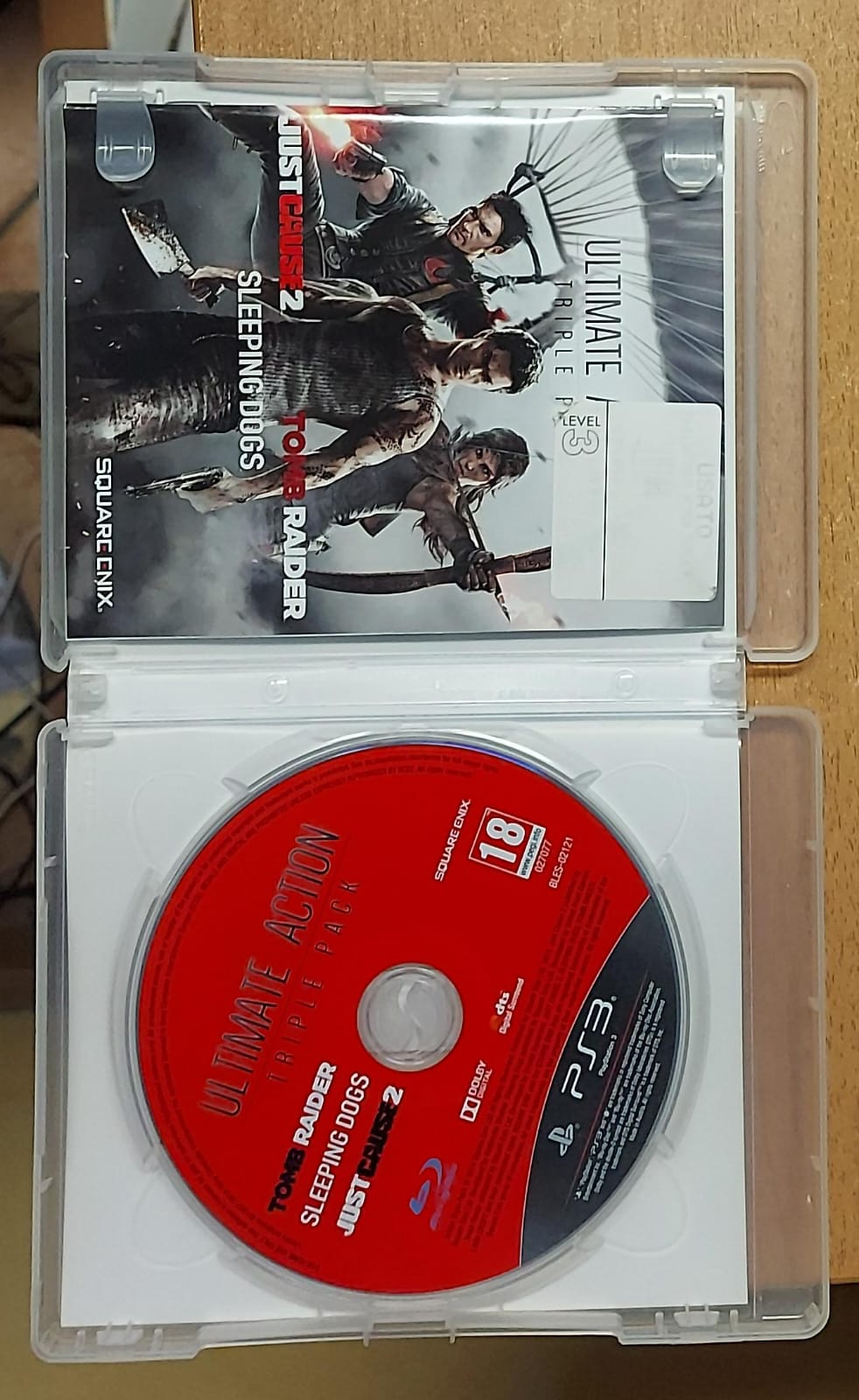 ULTIMATE ACTION TRIPLE PACK - JUST CAUSE 2 TOMB RAIDER SLEEPING DOGS