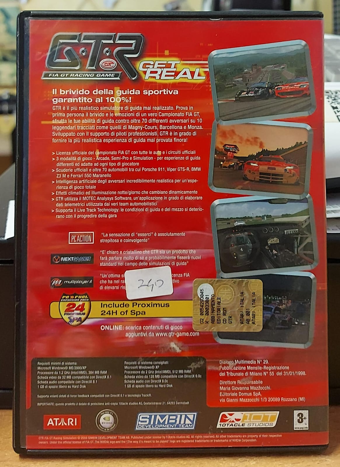 GTR FIA GT RACING GAME