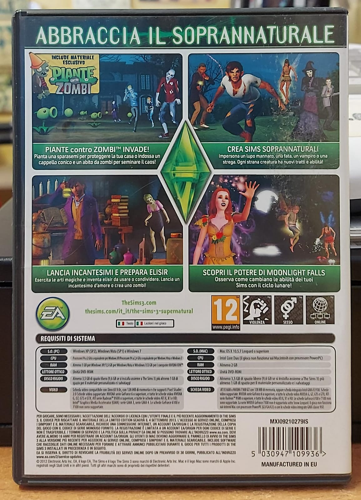 THE SIMS 3 SUPERNATURAL EXPANSION PACK