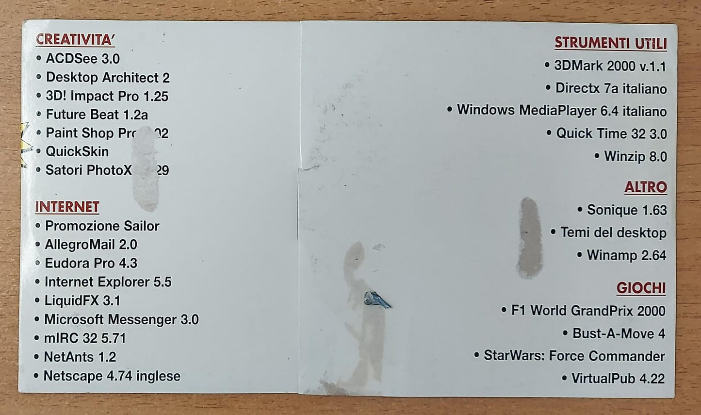CROMABA REVENGE + ALLEGATO IL MIO COMPUTER OTTOBRE 2000