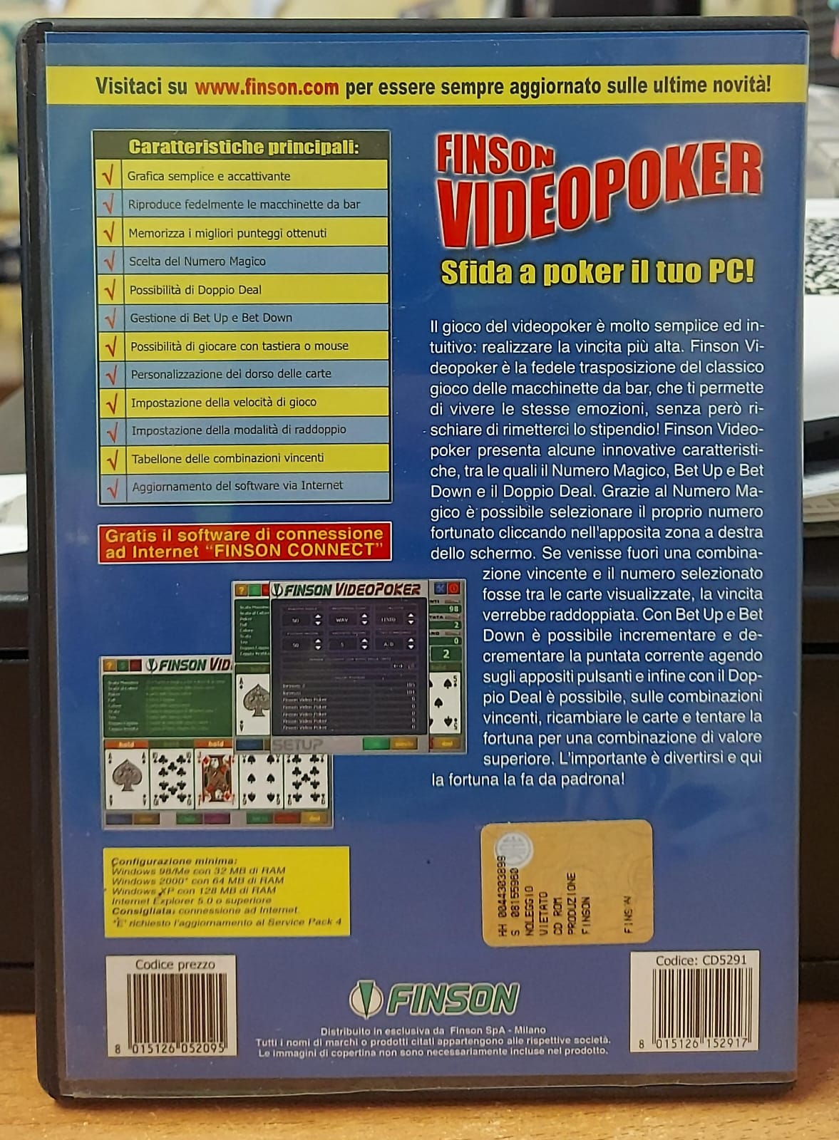 FINSON VIDEOPOKER