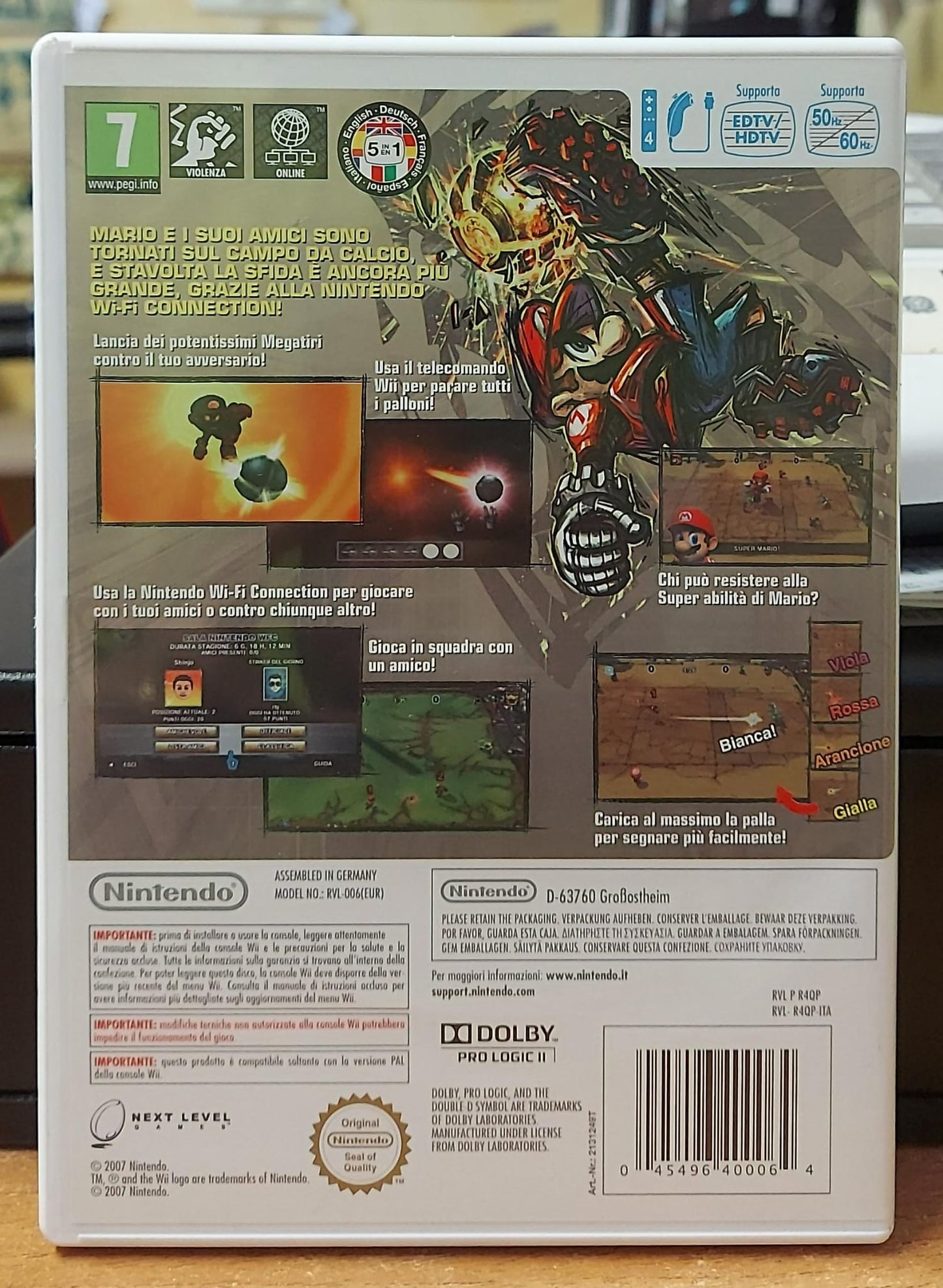MARIO STRIKERS CHARGED FOOTBALL